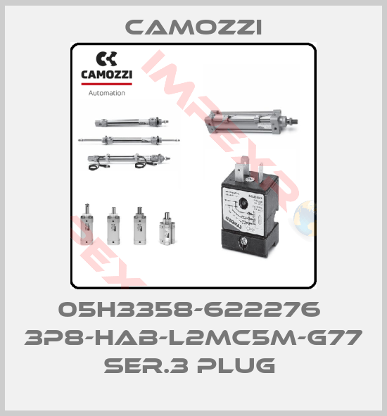 Camozzi-05H3358-622276  3P8-HAB-L2MC5M-G77 SER.3 PLUG 