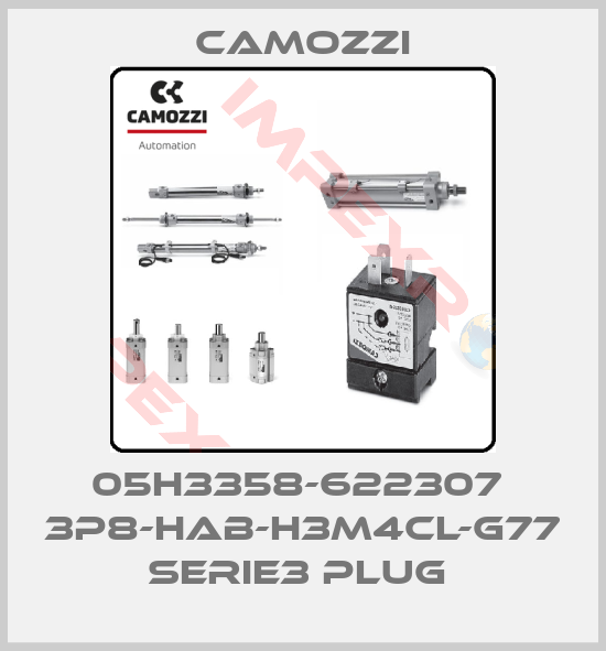 Camozzi-05H3358-622307  3P8-HAB-H3M4CL-G77 SERIE3 PLUG 