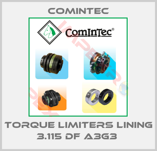 Comintec-Torque limiters lining 3.115 DF A3G3 