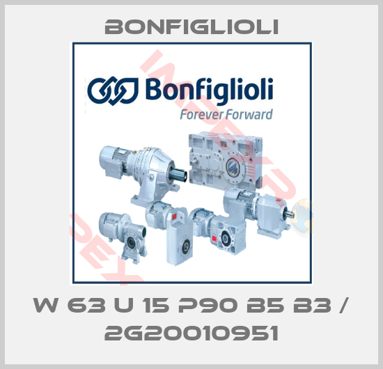 Bonfiglioli-W 63 U 15 P90 B5 B3 / 2G20010951