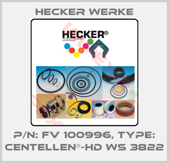 Centellen-P/N: FV 100996, Type: Centellen®-HD WS 3822