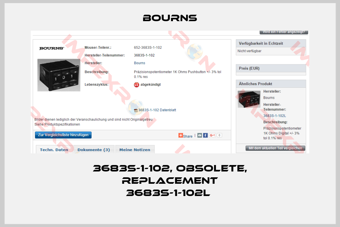 Bourns-3683S-1-102, obsolete, replacement 3683S-1-102L 