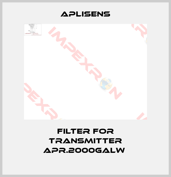 Aplisens-Filter for transmitter APR.2000GALW 