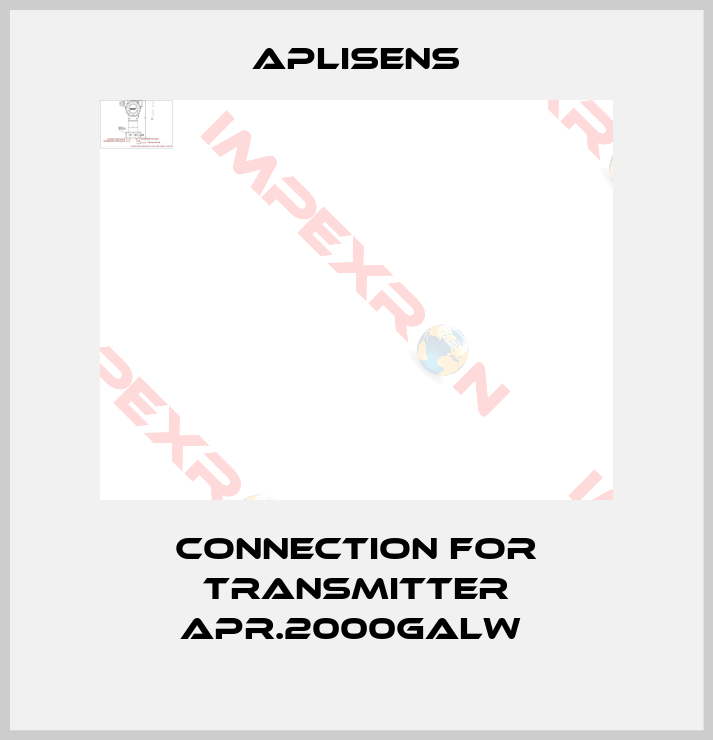 Aplisens-Connection for transmitter APR.2000GALW 