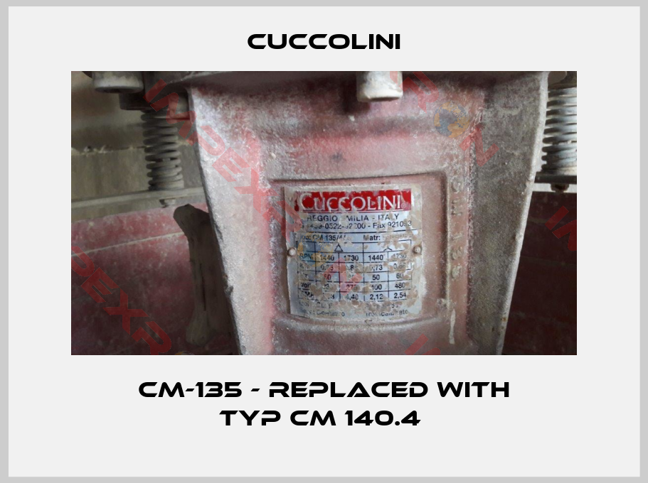 Cuccolini-CM-135 - replaced with Typ CM 140.4 