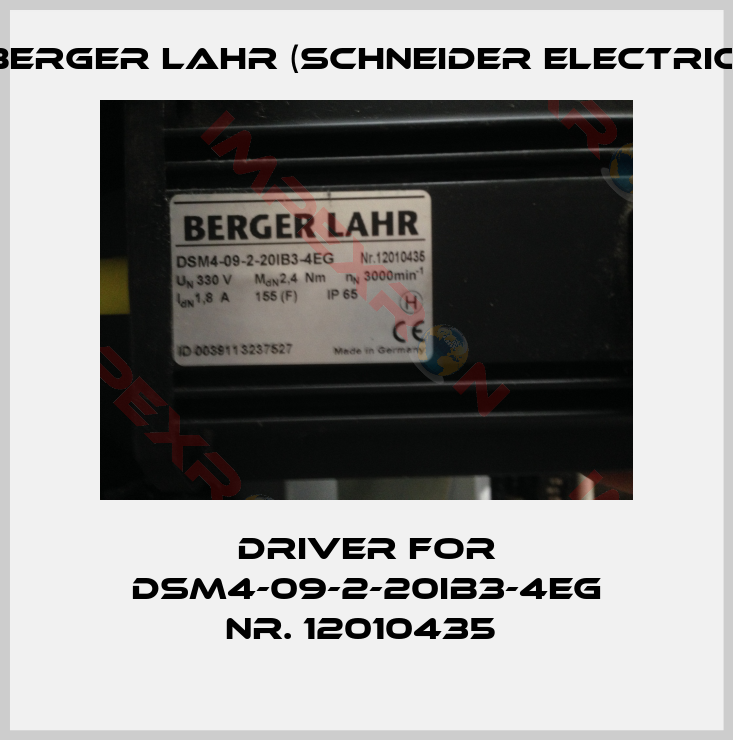 Berger Lahr (Schneider Electric)-Driver For DSM4-09-2-20IB3-4EG Nr. 12010435 