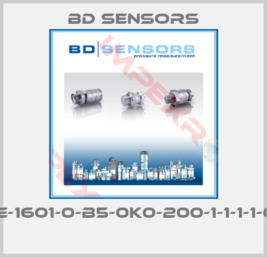 Bd Sensors-M0E-1601-0-B5-0K0-200-1-1-1-1-000 