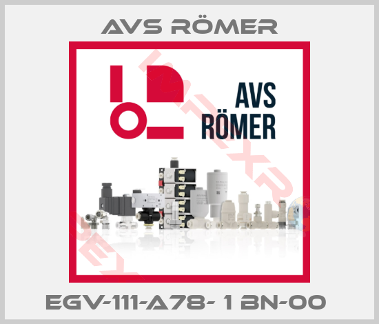 Avs Römer-EGV-111-A78- 1 BN-00 