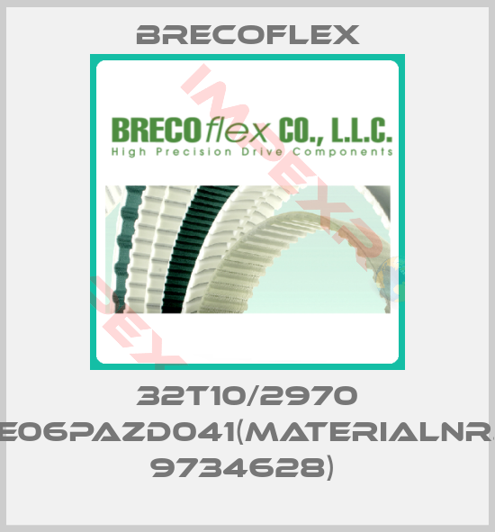 Brecoflex-32T10/2970 E06PAZD041(MATERIALNR. 9734628) 