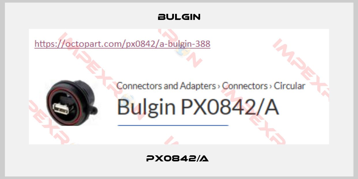 Bulgin-PX0842/A 