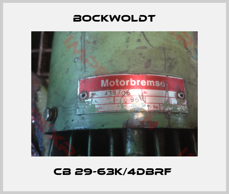 Bockwoldt- CB 29-63K/4DBrF 