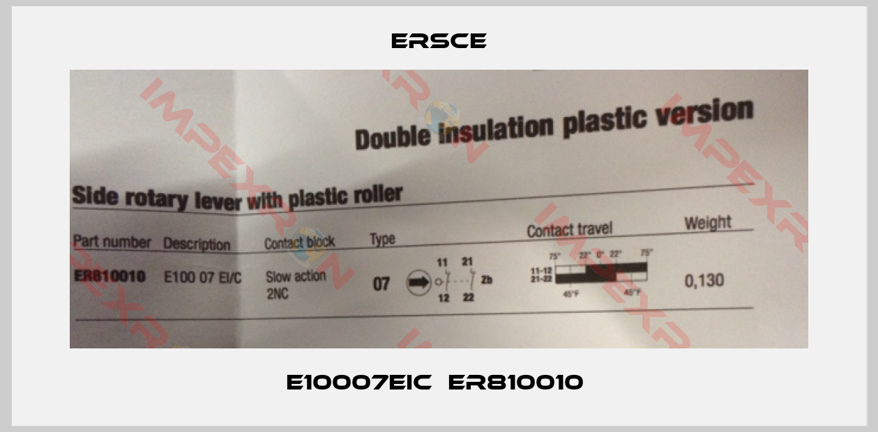 Ersce-E10007EIC  ER810010 