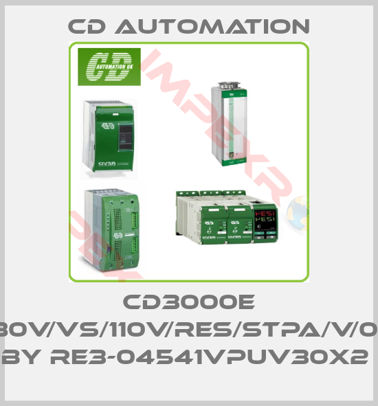 CD AUTOMATION- CD3000E 3PH/45A/././480V/VS/110V/RES/STPA/V/0-10-replaced by RE3-04541VPUV30X2 