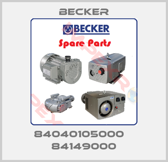 Becker-84040105000    84149000