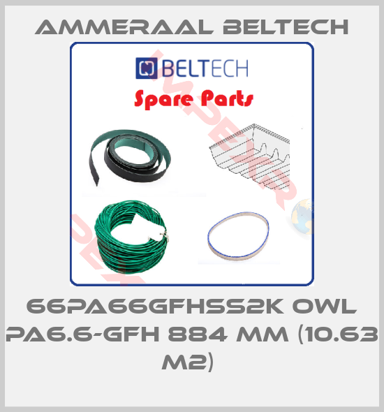 Ammeraal Beltech-66PA66GFHSS2K OWL PA6.6-GFH 884 mm (10.63 m2) 