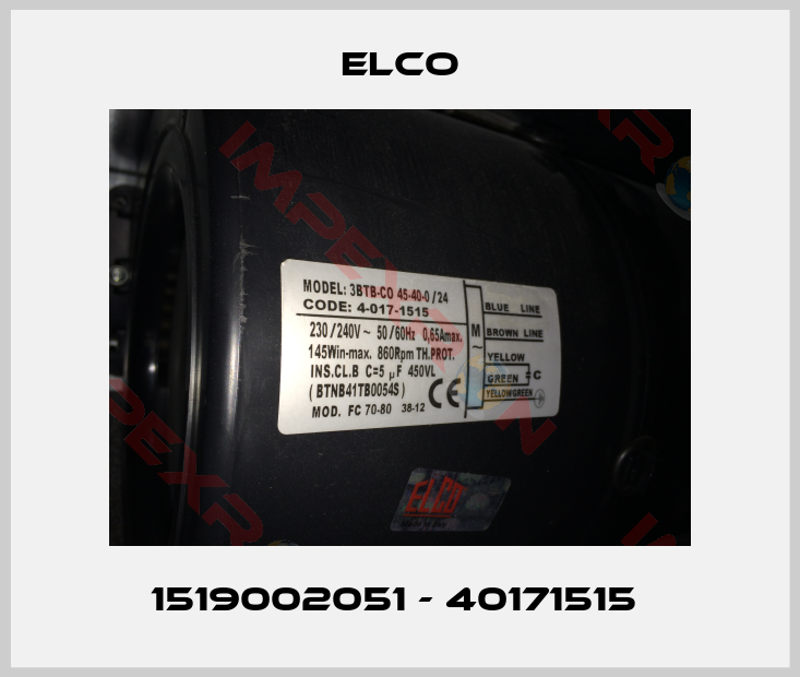 Elco-1519002051 - 40171515 