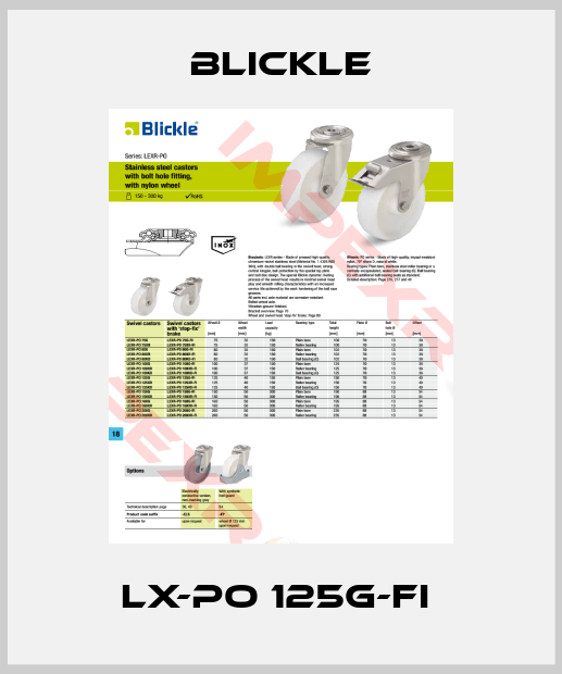 Blickle-LX-PO 125G-FI 