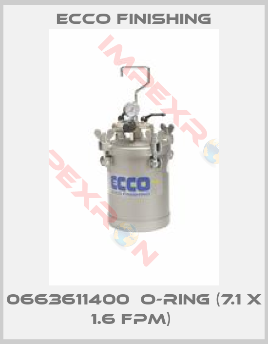 Ecco Finishing-0663611400  O-RING (7.1 X 1.6 FPM) 