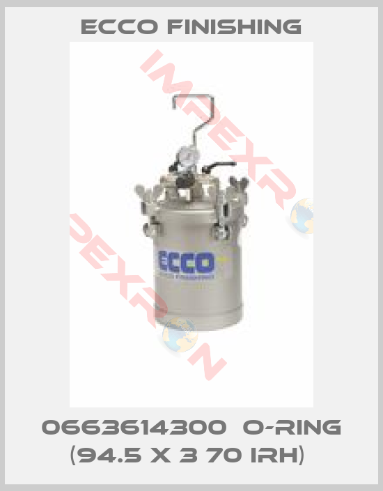 Ecco Finishing-0663614300  O-RING (94.5 X 3 70 IRH) 