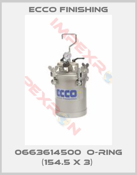 Ecco Finishing-0663614500  O-RING (154.5 X 3) 