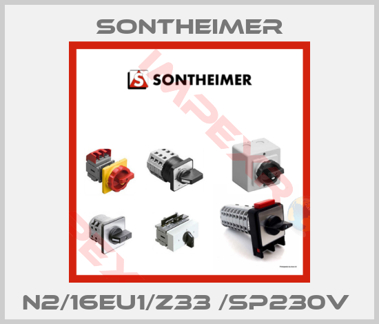 Sontheimer-N2/16EU1/Z33 /SP230V 