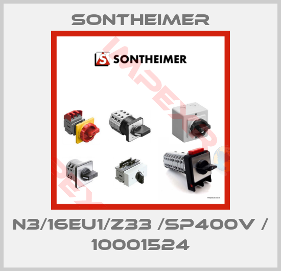 Sontheimer-N3/16EU1/Z33 /SP400V / 10001524