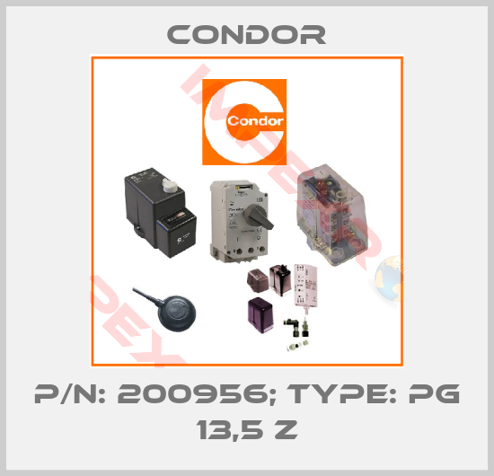 Condor-p/n: 200956; Type: PG 13,5 Z