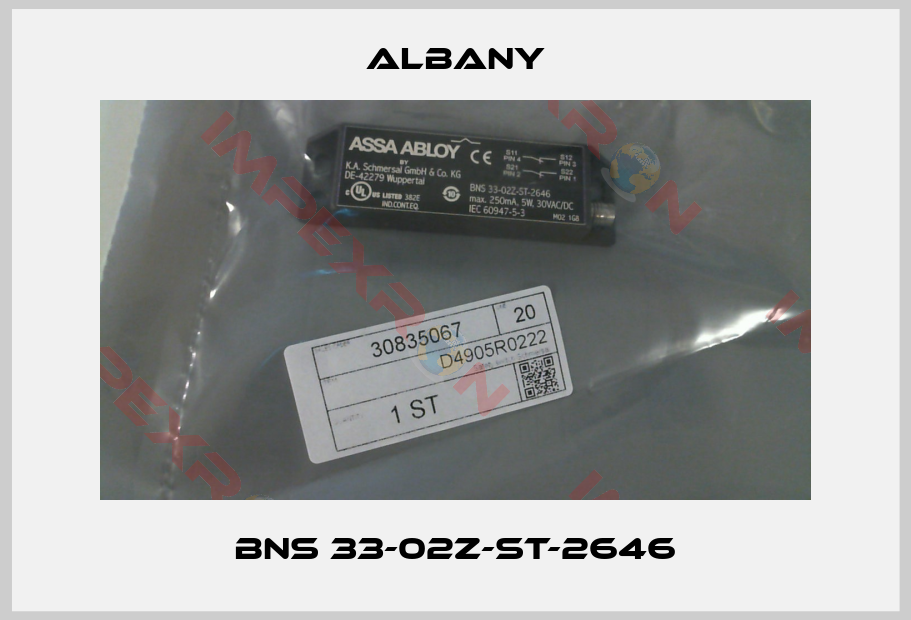 Albany-BNS 33-02z-ST-2646