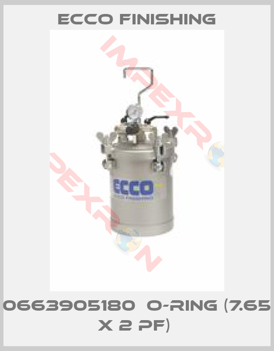 Ecco Finishing-0663905180  O-RING (7.65 X 2 PF) 