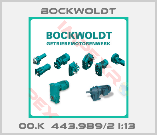 Bockwoldt-00.K  443.989/2 I:13 