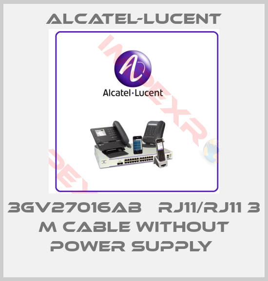 Alcatel-Lucent-3GV27016AB   RJ11/RJ11 3 M CABLE WITHOUT POWER SUPPLY 
