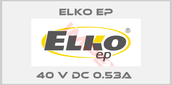 Elko EP-40 V DC 0.53A 