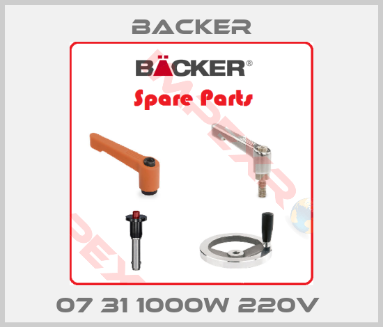 Backer-07 31 1000W 220V 