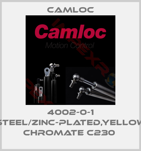Camloc-4002-0-1 STEEL/ZINC-PLATED,YELLOW CHROMATE C230 