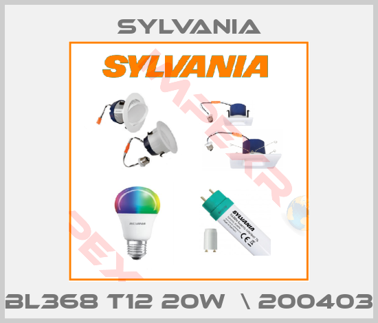 Sylvania-BL368 T12 20W  \ 200403