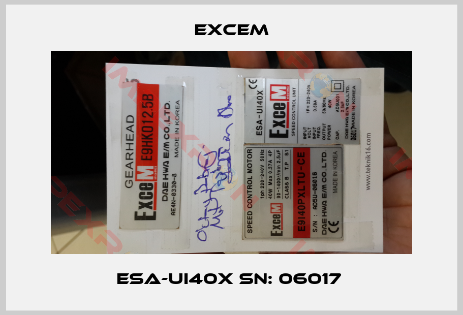 Excem-ESA-UI40X SN: 06017 
