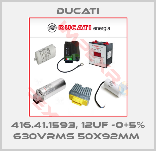 Ducati-416.41.1593, 12UF -0+5% 630VRMS 50X92MM 