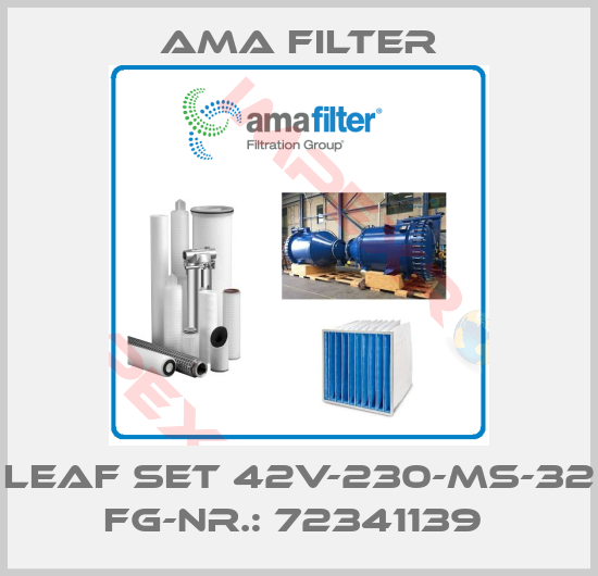 Ama Filter-Leaf set 42V-230-MS-32 FG-Nr.: 72341139 