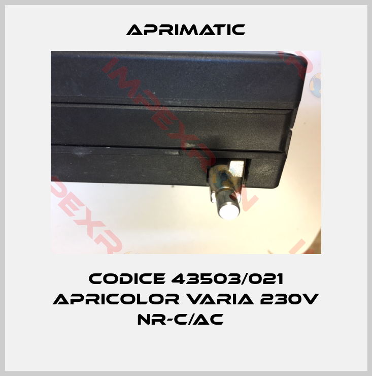Aprimatic-Codice 43503/021 APRICOLOR VARIA 230V NR-C/AC  