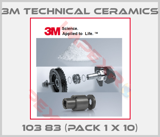 3M Technical Ceramics-103 83 (Pack 1 x 10)