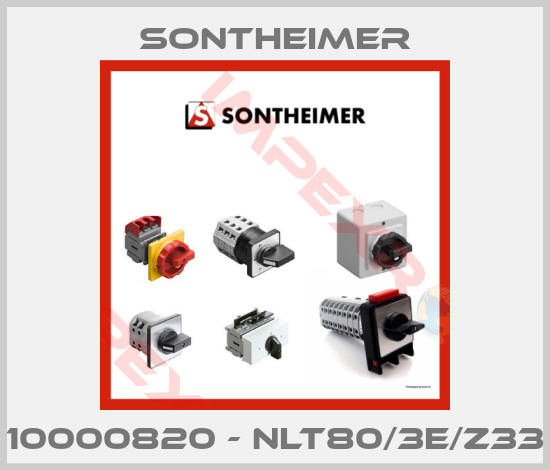 Sontheimer-10000820 - NLT80/3E/Z33
