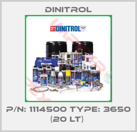 Dinitrol-P/N: 1114500 Type: 3650 (20 lt) 