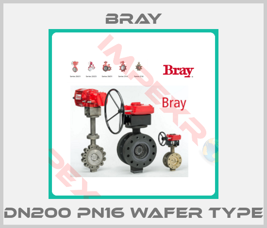 Bray-DN200 PN16 Wafer Type
