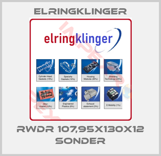 ElringKlinger-RWDR 107,95x130x12 Sonder