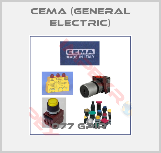 Cema (General Electric)-077 GPIR 