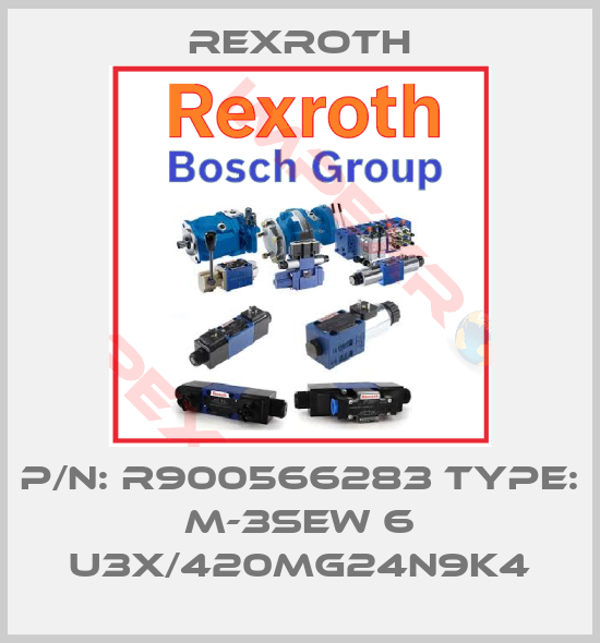 Rexroth-P/N: R900566283 Type: M-3SEW 6 U3X/420MG24N9K4