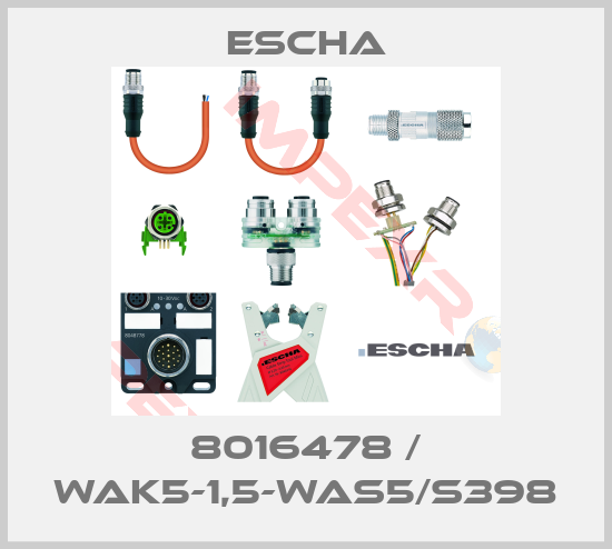 Escha-8016478 / WAK5-1,5-WAS5/S398