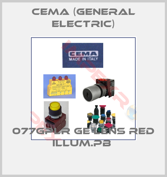Cema (General Electric)-077GPLR GE LENS RED ILLUM.PB 