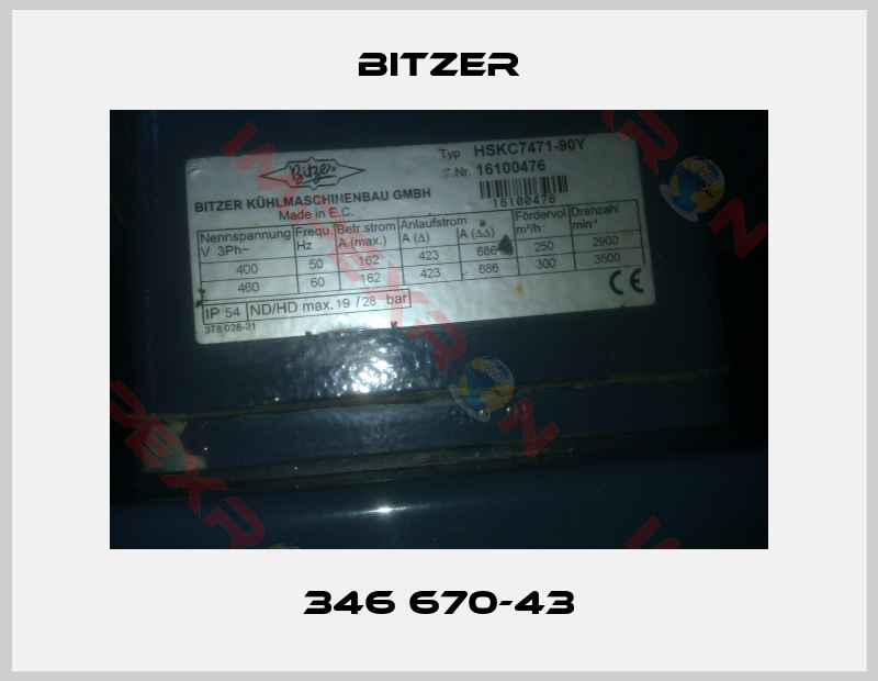 Bitzer-346 670-43