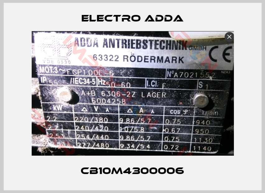 Electro Adda-CB10M4300006